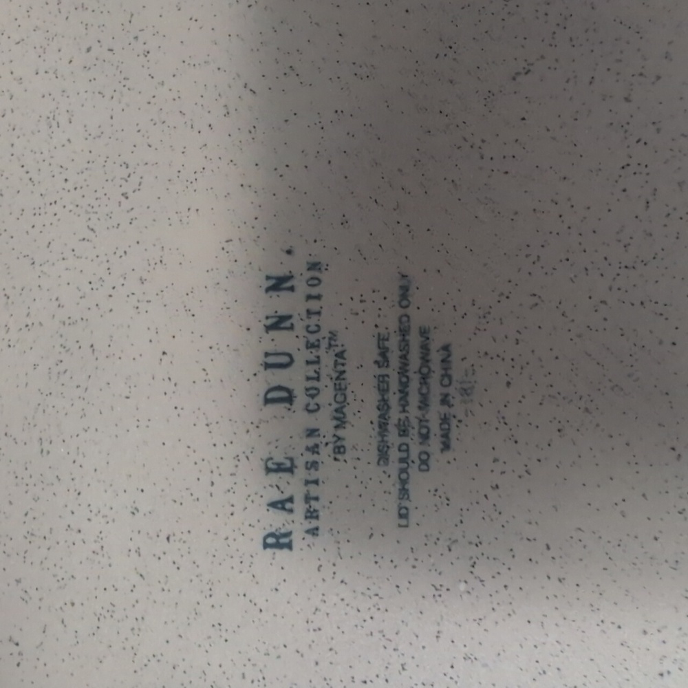 Rae Dunn Cream and Tan Tea Canister - Picture 4 of 4